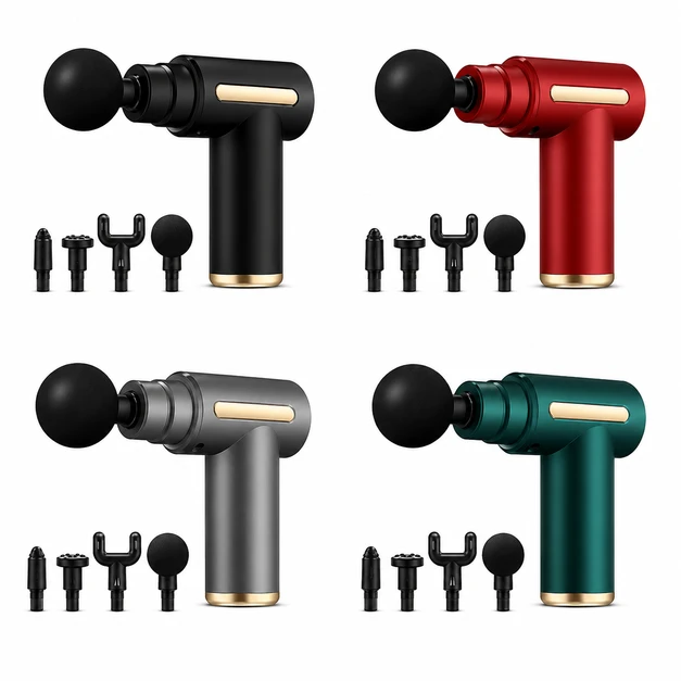 Mini Deep Tissue Massage Gun with 6 Speed Levels &...