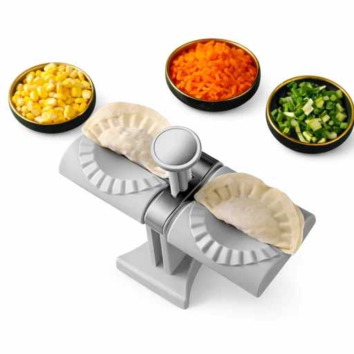 Double Head Automatic Dumpling Maker Press Mold fo...