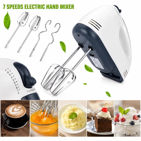 Scarlett 7 Speed Electric Hand Mixer with Dough Ho...
