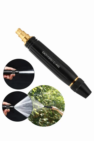 High Pressure Water Hose Spray Metal Nozzle for Ca...