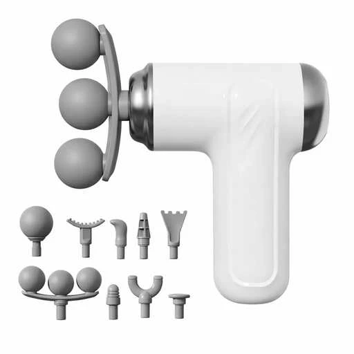 LM-130 Deep Tissue Massage Gun with 9 Interchangea...
