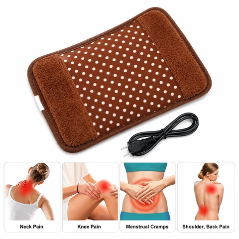 Rechargeable Electric Hot Water Bag Heating Pad fo...
