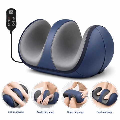 Chigo Calf & Foot Massager with Heat Compression a...