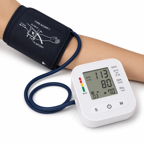 Digital Automatic Upper Arm Blood Pressure Monitor...