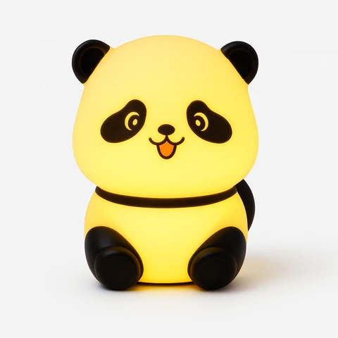 Panda Silicone LED Night Light – Soft Touch Bedsid...