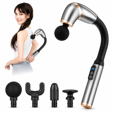 Neck Gun Body Massager – 6 Speed Deep Tissue Massage Gun
