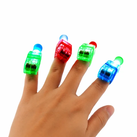 LED Projection Finger Lights – Cartoon Image Proje...