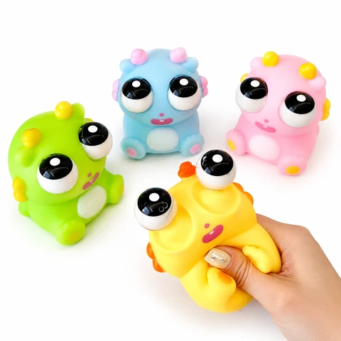 Eyes Popping Squeeze Toy – Pop Eye Dragon Stress Relief Squishy Toy for Kids & Adults