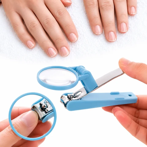 Nail Cutter with Magnifying Glass – 2X Adjustable Nail Clipper for Seniors & Easy Precision Trimming