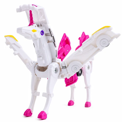 2-in-1 Transforming Horse Car Toy – Deformable Robot Car & Flying Horse Toy for Kids