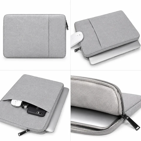 Waterproof Laptop Sleeve Bag 15.6 Inch – Protective Laptop Pouch Case with Zipper Pocket