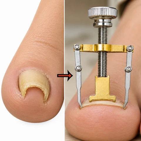 Professional Ingrown Toenail Corrector Tool – Adjustable Nail Repair Lifter for Pain Relief